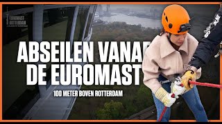 GOPRO Abseilen vanaf de Euromast in Rotterdam [upl. by Adim]