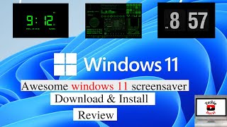 Windows 11 Screensaver  New Features  2021 [upl. by Eiduam]