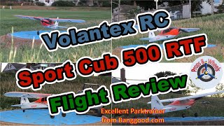 Volantex RC Sport Cub 500 RTF – Part 3 Flight Review [upl. by Strep667]