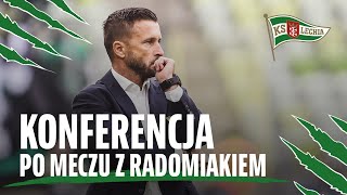 KONFERENCJA  Trenerzy po meczu Lechia Gdańsk  Radomiak Radom [upl. by Nylhtiak]