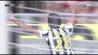 Roma  Juventus Il gol di Diego nel 1 tempo 30082009 [upl. by Nefets589]