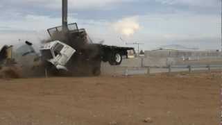 M50 bollard movable crash test by PPG [upl. by Auj405]