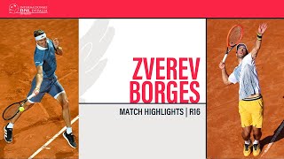 Alexandre Zverev  Nuno Borges  ROME R16  Match Highlights IBI24 [upl. by Airamesor93]