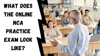 What does the online NCA practice exam look like [upl. by Novled]