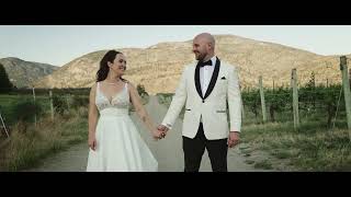 Private Wine Tasting Llamas amp More  Okanagan Wedding  Brett amp Kaylins Wedding Video [upl. by Reedy]