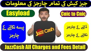 Jazz Cash Withdrawal Charges jazz cash charges Yani Mobicash charges Saeed Bhai [upl. by Fregger]