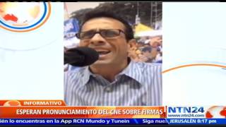 Capriles convoca a movilizaciones para este 11 de mayo tras vencer plazo para conteo de firmas [upl. by Arim109]