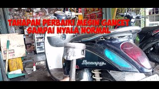 mesin scoopy fi gancet karena habis oli imammotor7140 [upl. by Yralam951]