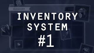 Items amp Inventory in Unity pt1  Start Simple [upl. by Enomed]