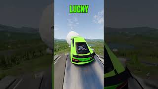 Lucky vs Unlucky Cars  BeamNGDrive shorts [upl. by Bicknell502]