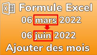 Excel Comment ajouter des mois à une date automatiquement  Formule MOISDECALER  Docteur Excel [upl. by Nigem227]