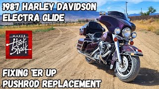 Harley Electra Glide Pushrod Replacement [upl. by Nnyliram]