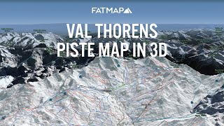 Val Thorens 3D Ski Map  Pistes Freeride amp SkiTouring  FATMAP [upl. by Llednohs530]