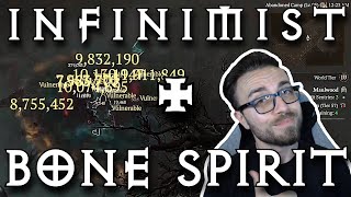 Infinimist  Bone Spirit for MASSIVE DPS  New Diablo 4 Necromancer Build Should Be On Your Radar [upl. by Linson]