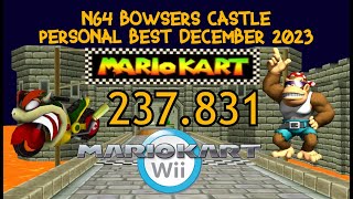 N64 Bowsers Castle Personal Best Time December 2023 237831 [upl. by Nommad472]