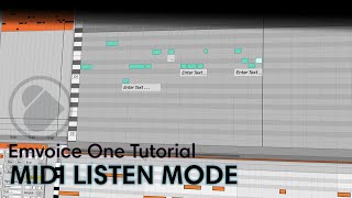 Emvoice One Explained 3 – MIDI Listen Mode [upl. by Bandeen206]