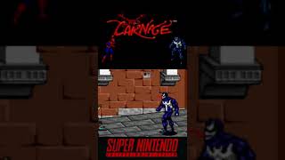 SpiderMan amp Venom Maximum Carnage  SNES game shorts [upl. by Ernaldus698]