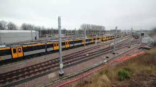 New Gosforth Metro Depot Full timelapse film [upl. by Hailat257]