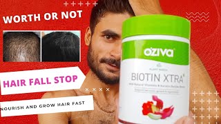 Everything About Ozivas quotBIOTIN XTRAquot 🔥  Hair fall Keratin Nourish Hair 😳 Realexperience [upl. by Ollehcram]