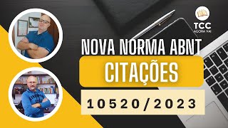 NOVA REGRA DE CITAÇÕES  NBR 105202023 😱 [upl. by Anelliw]