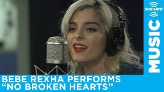 Bebe Rexha  quotNo Broken Heartsquot LIVE  SiriusXM  Hits 1 [upl. by Ela]