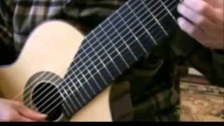 Air on G string BWV 1068 by JS Bach on 11string altoguitar [upl. by Obed]