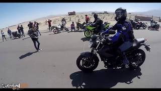 ¿Qué moto es más rápida  Yamaha R6 vs Yamaha XJ6 Piques  Arrancones 🏍️🔥 [upl. by Isej]