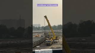 Cloverleaf Interchange Construction Update Lucknow development nh230 ne6 Avadhkprince [upl. by Tamarah361]