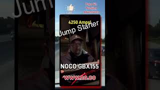 Noco GBX155 Jumpstarter vs Dead Semi Truck NOCO [upl. by Auria]