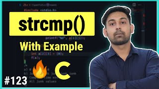 strcmp Function With Example In C  How To Compare String  Explain In Hindi By Nirbhay Kaushik [upl. by Elatia]