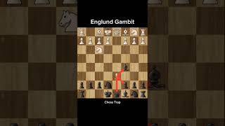 Englund Gambit Trap shorts chess checkmate [upl. by Ahtibat]