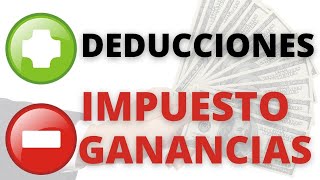 SIRADIG 💰Nuevas DEDUCCIONES de GANANCIAS 💸 [upl. by Anilrac618]