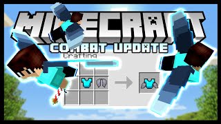 MINECRAFT COMBAT UPDATE  TESTEI A MELHOR NOVIDADE QUE PODE CHEGAR NA ATUALIZAÇÃO [upl. by Granthem352]