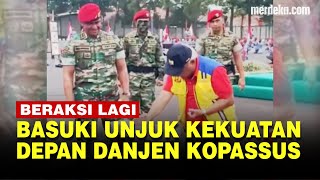 Menteri Basuki Beraksi Lagi Patahkan Balok Beton Depan Danjen Kopassus TNI AD [upl. by Sivart733]