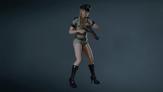 Claire Hot Sheriff  Resident Evil 2 Remake MOD [upl. by Atonsah]