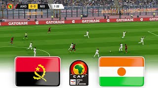 🔴ANGOLA vs NIGER LIVE 11102025 ⚽ CAF AFRICA CUP 2025 MOROCCO QUALIFICATIONS ⚽ FOOTBALL GAMEPLAY [upl. by Dennett491]