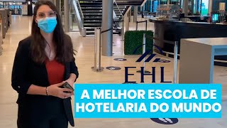 Um tour pela EHL Suíça a melhor escola de hotelaria do mundo  campustour [upl. by Nylynnej]