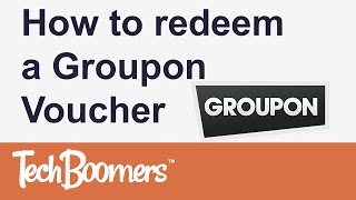 How to Redeem a Groupon Voucher [upl. by Annaj]