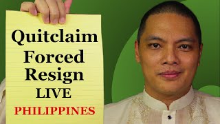 Constructive Dismissal and Quitclaim Livestream  Labor Code of the Philippines  Tagalog [upl. by Canty]