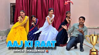 Aaj Ki Raat Mja Husn Ka Dance Challenge 💃  1st Round  Dance Competition [upl. by Aelaza]