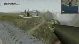 Battlefield 1942 Bomber Bridge Jump Loop [upl. by Qiratla]