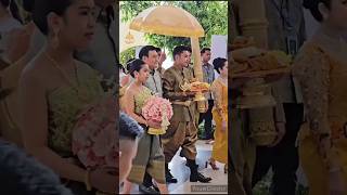 ពិធីមង្គលអាពាហ៍ពិពាហ៍ Khmer Traditional wedding 🇰🇭🙏 cambodia wedding khmerculture❤️❤️❤️💯 [upl. by Rodoeht414]