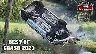 BEST OF RALLY 2023  BIG CRASHES amp MISTAKES [upl. by Atteuqahs]