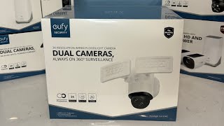 Eufy E340 Dual Camera Floodlight Unboxing [upl. by Oreves127]