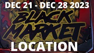 Black Market Vending Machine Location December 21 2023 Borderlands 3  Konrads Hold [upl. by Eitsim475]