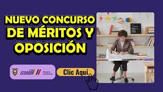 Concurso de Méritos y Oposición para el Ingreso de Docentes [upl. by Eecrad798]