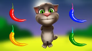 চার ধরনের মরিচ খাচ্ছে টকিং টম 🤣🥵  Talking Tomer Moricer Mojar Video  bangla cartoon talking tom [upl. by Sonafets414]