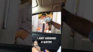 water bottle prank 🤣😜😂shorts funny prank magic mcdonalds prankvideo fun pranks reaction [upl. by Rihaz]