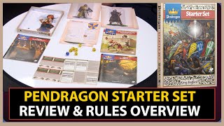 Pendragon Starter Set  Review and Rules Overview [upl. by Otha]