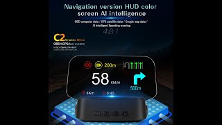 DFx Singapore HUD SGC2 Head Up Display with GPS and Navigation [upl. by Airdnoed350]